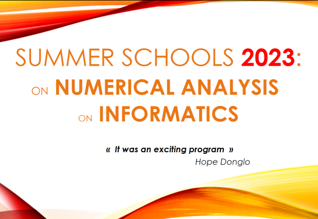CEA–EDF–Inria Summer Schools 2023
